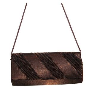 BROWN WALLET PURSE WITH HANDLES